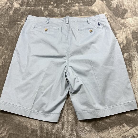 Polo Ralph Lauren Shorts Mens‎ 40L Blue Stretch Classic Fit Chinos Preppy Golf - Picture 4 of 9